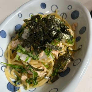 ツナと大根おろしの和風パスタ